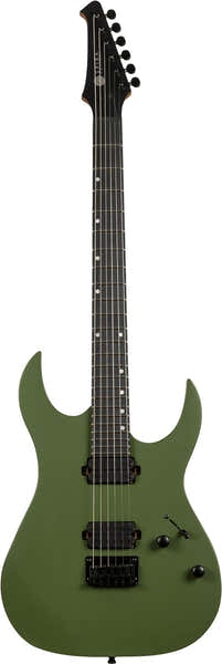 Spira Guitars S400MGR-LH Satijndonkergroen LH