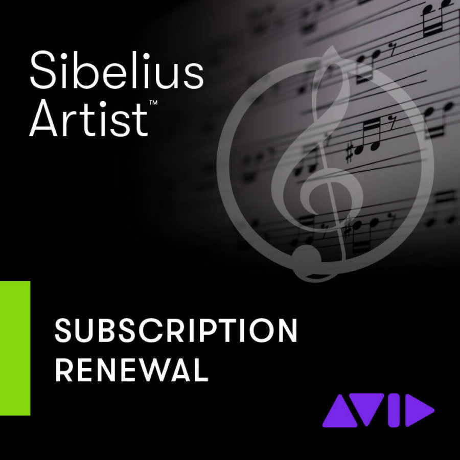 Verlenging van het Sibelius Artist-abonnement 1Y