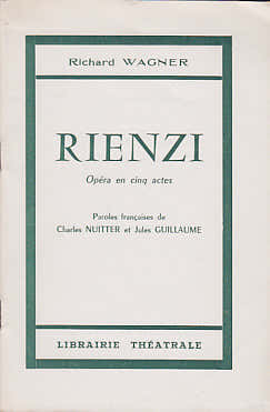 Billaudot Wagner Richard - Rienzi