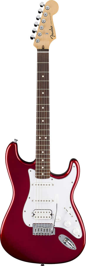 Standard Stratocaster HSS LRL Witte Slagplaat Candy Cola