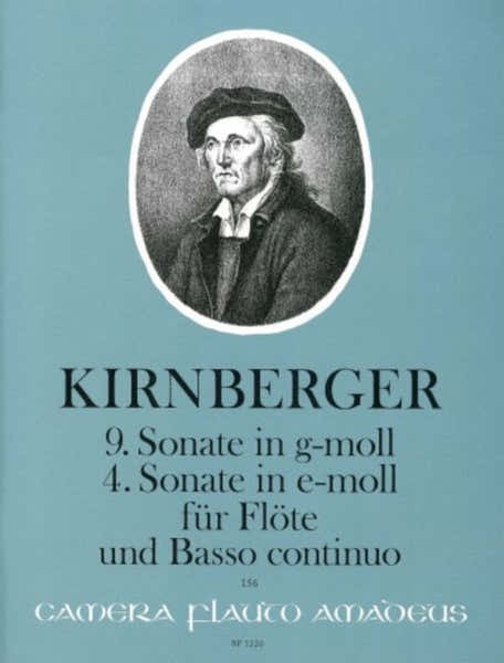 Amadeus Kirnberger J.P. - 9TH Sonata In G Minor / 4TH Sonata In E Minor - Flute & BC