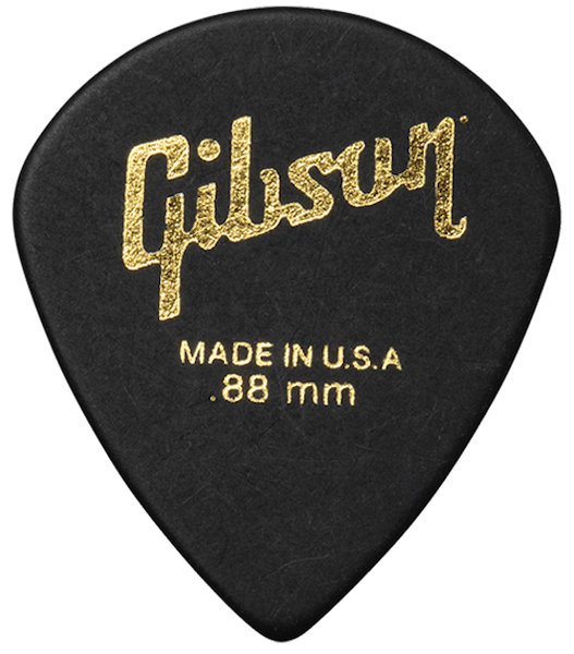 Gibson Accessories Moderne gitaarplectrums 6-pack zwart .88mm gitaarplectrums