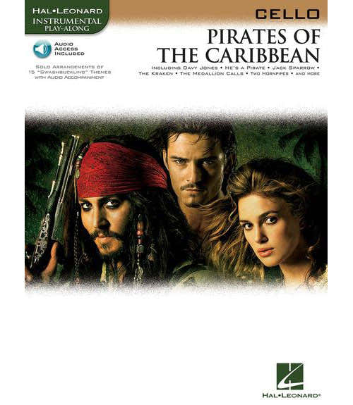 KLAUS BADELT PIRATES OF THE CARIBBEAN + MP3 - CELLO
