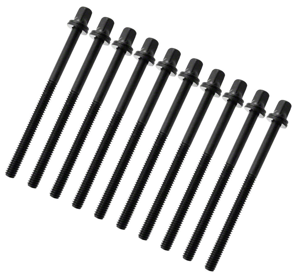 TRC-75W-BK - 75MM TENSION ROD BLACK WITH WASHER - 7/32" THREAD (X10)