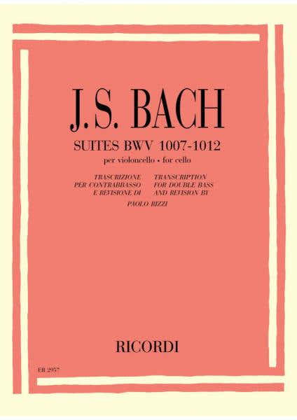 Ricordi Bach J.S. - 6 Suites BWV 1007-1012 - Contrebasse