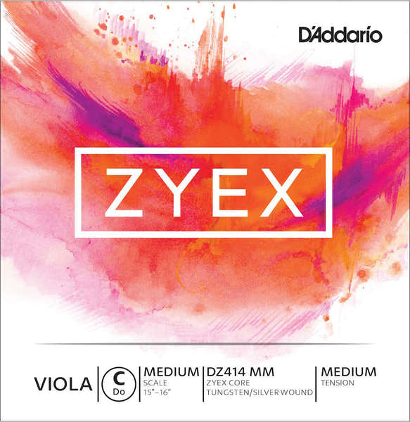 D'ADDARIO STRING ONLY (C) FOR VIOLA ZYEX "MEDIUM SCALE" MEDIUM TENSION