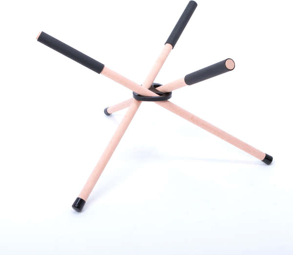 Contemporanea Wooden stand for surdo - Top (small triangle) - 80cm