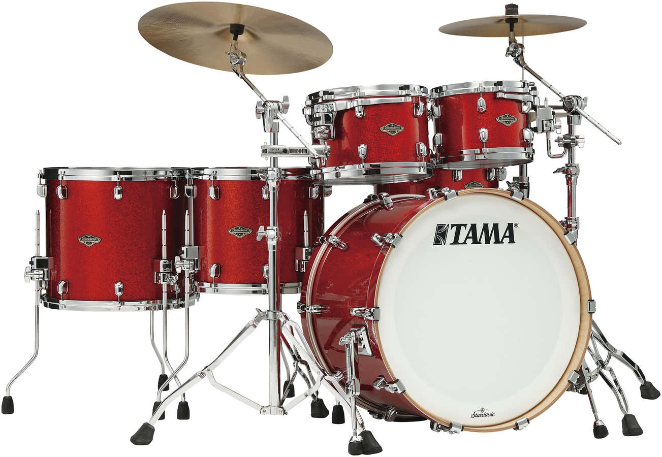WBR52RZS-GRS - Starclassic Walnut/Birch Studio 22" Granaatrood met glinstereffect