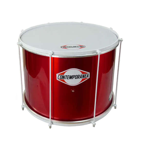Contemporanea Surdo AXE 20" x 40cm - 8 Trekstangen - Light - Rode Editie ALEGRIA
