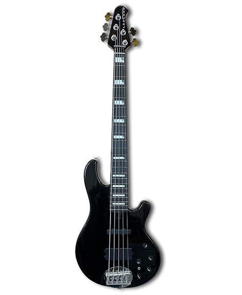 Lakland Skyline 55-02 Aangepast 5 Zwarte glitter EBO