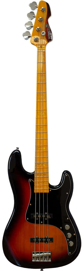 MB GV 4 Gloxy passieve CR MP MN 3-Tone Sunburst