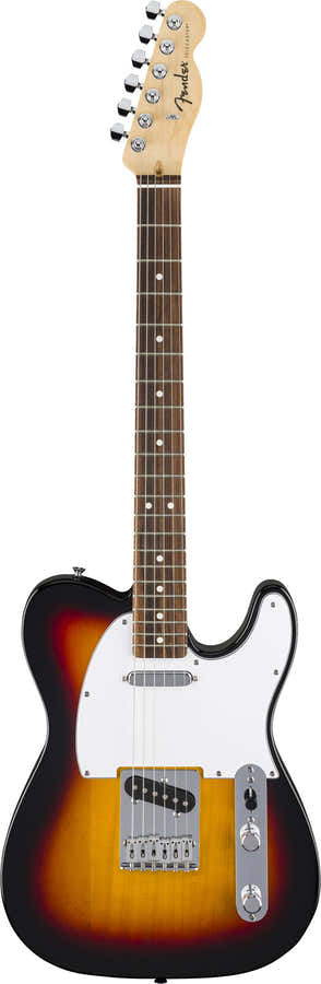 Standard Telecaster LRL Witte slagplaat 3-kleuren-Sunburst