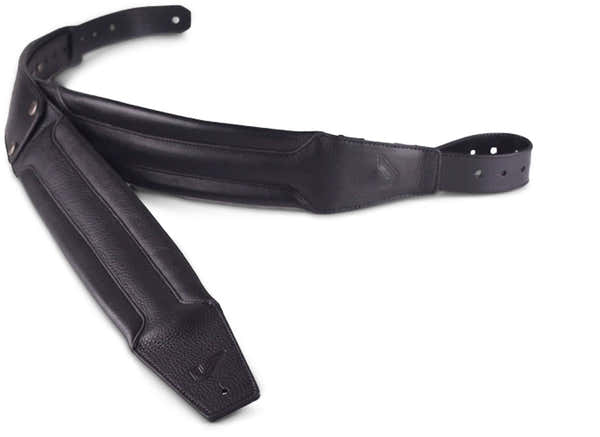 Gruvgear DuoStrap Damian Erskine Signature Dubbele schouderband premium leer - Zwart