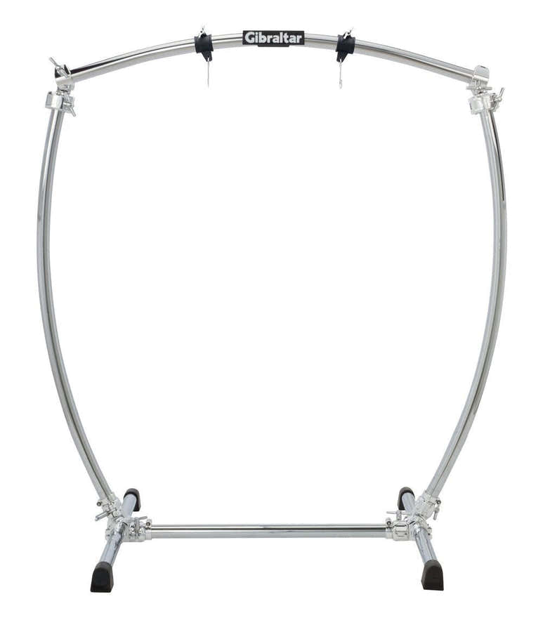 SPECIALE STANDAARDS CHROME SERIE CURVED GONG STAND GCSCG-L