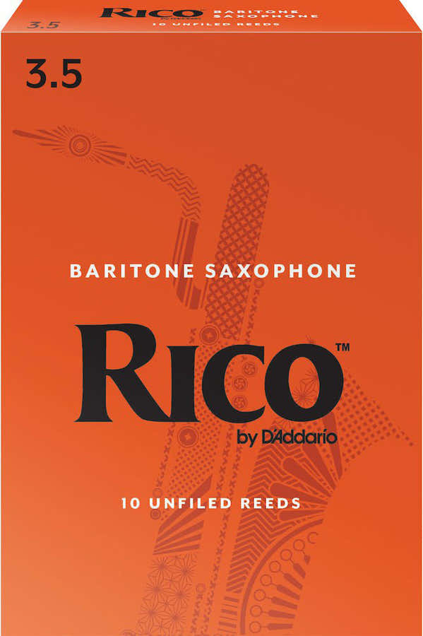 ORANGE BARITONE SAXOPHONE REEDS 3.5
