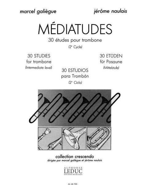 Leduc Médiatudes - 30 études pour trombone (2e cycle)