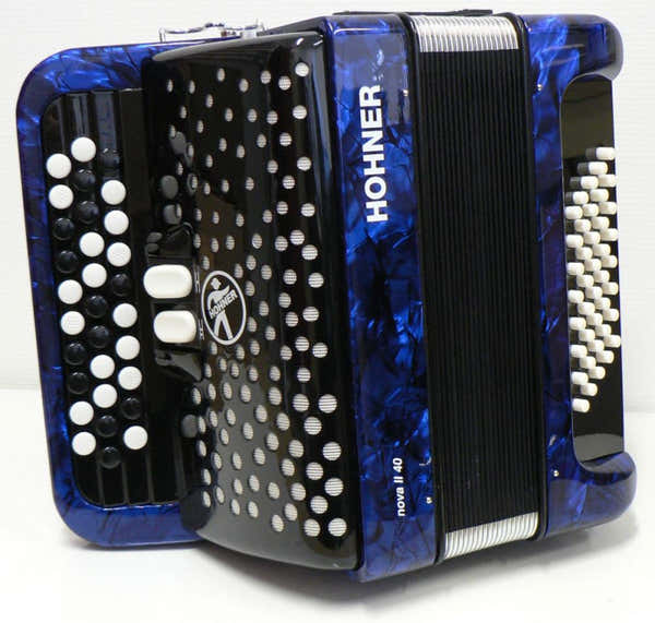 Nova II 40 Blauw Knoptoetsen