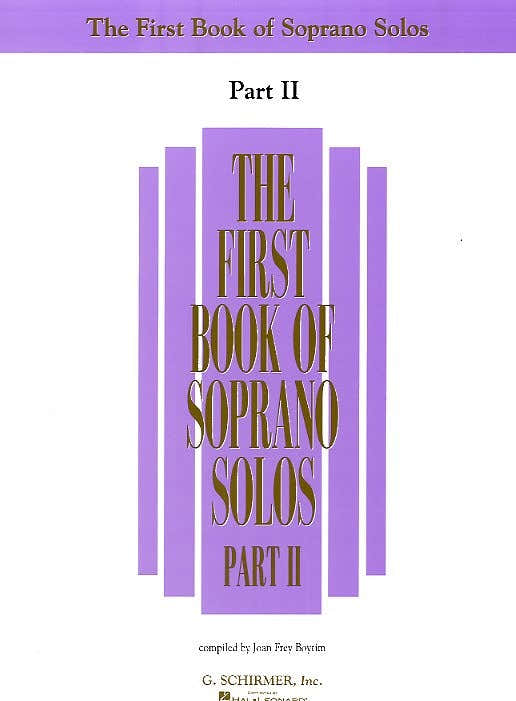 THE FIRST BOOK OF SOPRANO SOLOS PART II - SOPRANO