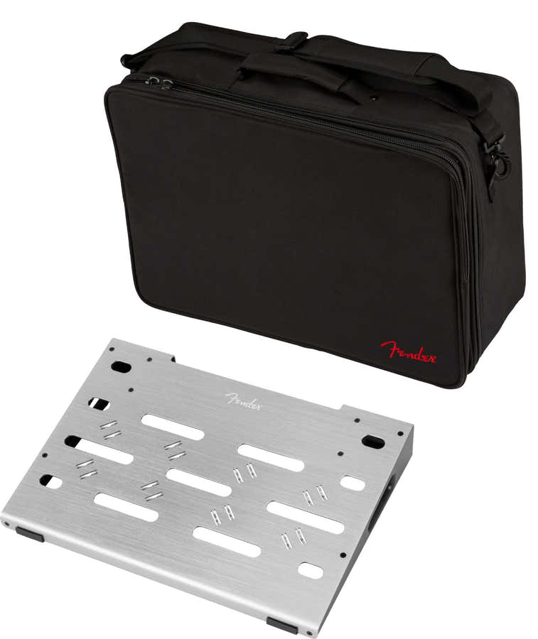 Middelgroot pedalboard met tas
