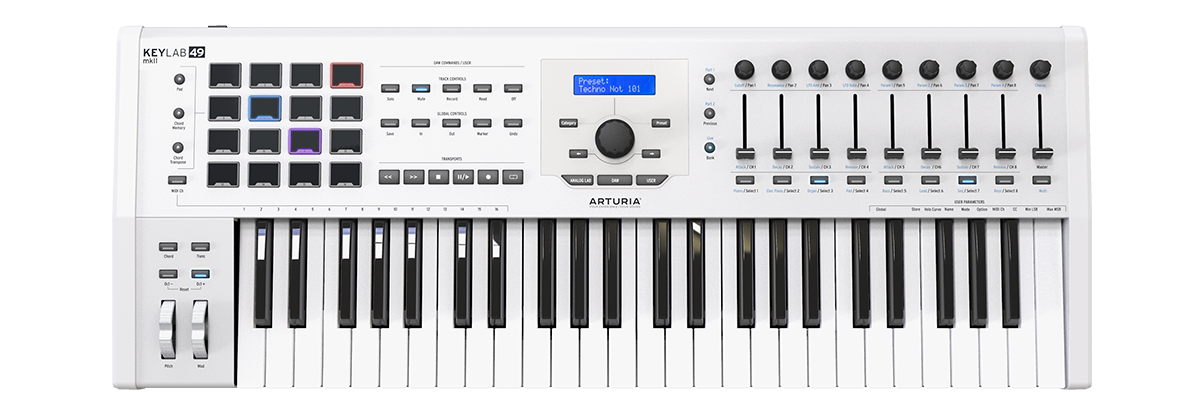 Keylab 49 MKII Wit