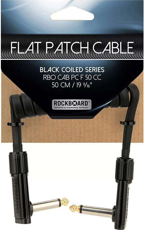 Platte Coil-Patchkabel - 5 Tot 50 Cm - Zwart
