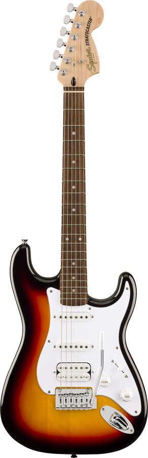 Stratocaster Junior Affinity HSS LRL 3-kleurige Sunburst
