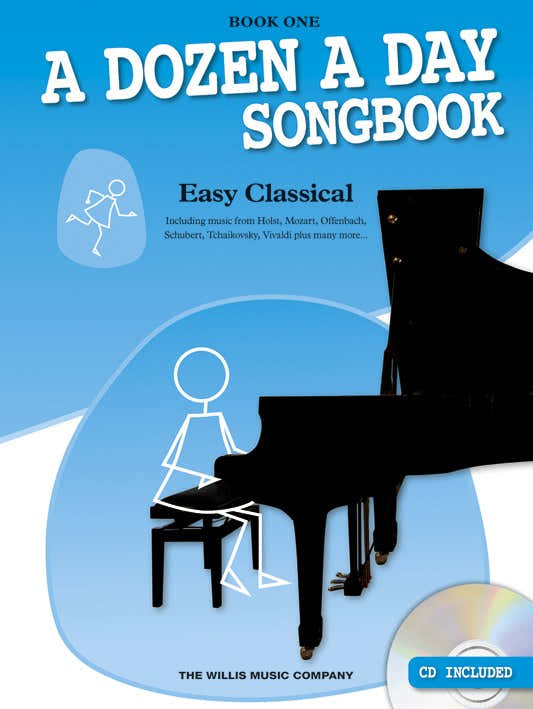 EDNA MAE BURNAM - A DOZEN A DAY SONGBOOK - EASY CLASSICAL - BOOK ONE - PIANO SOLO