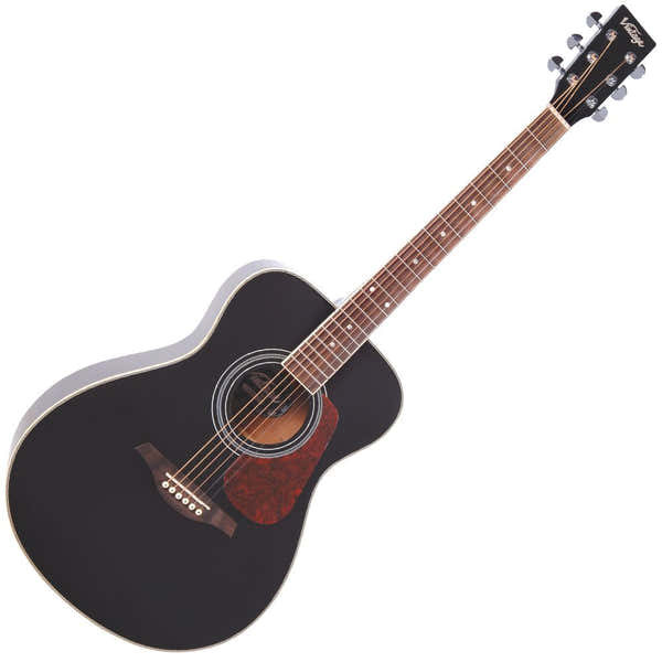 Vintage Guitars V300Bkoft Zwart