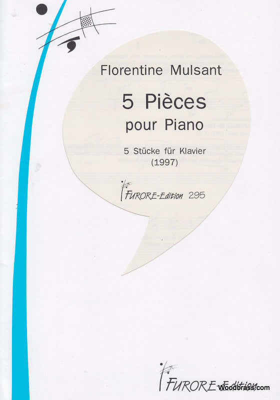 Mulsant Florentine - Vijf stukken voor piano