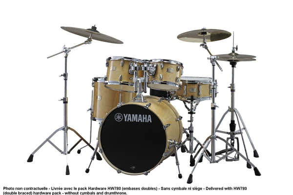 STAGE CUSTOM BIRCH - FUSION 20" - NATURAL WOOD + PACK HARDWARE HW780