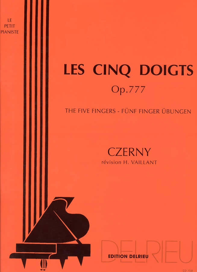 Czerny Carl - De 5 vingers Op.777 - Piano