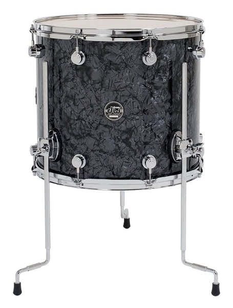 DW Drum Workshop TOM PERFORMANCE FINISH PLY / SATIN OIL BLACK DIAMOND