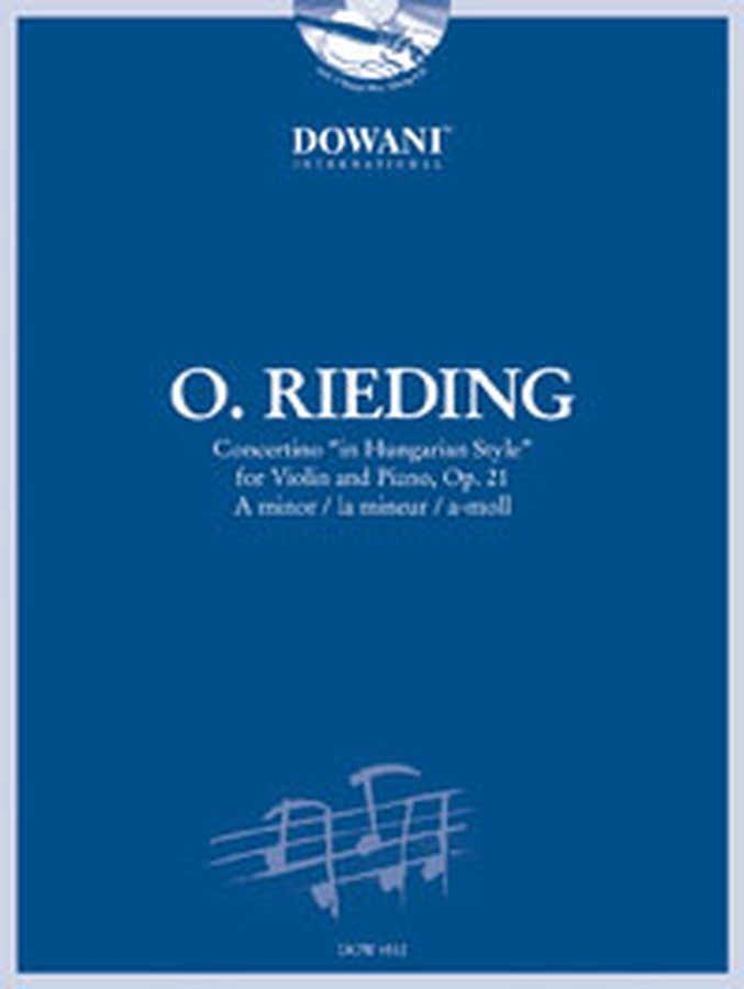 Rieding O. - Concertino ?In Hungarian Style? Op.21 In A Minor - Violon Piano