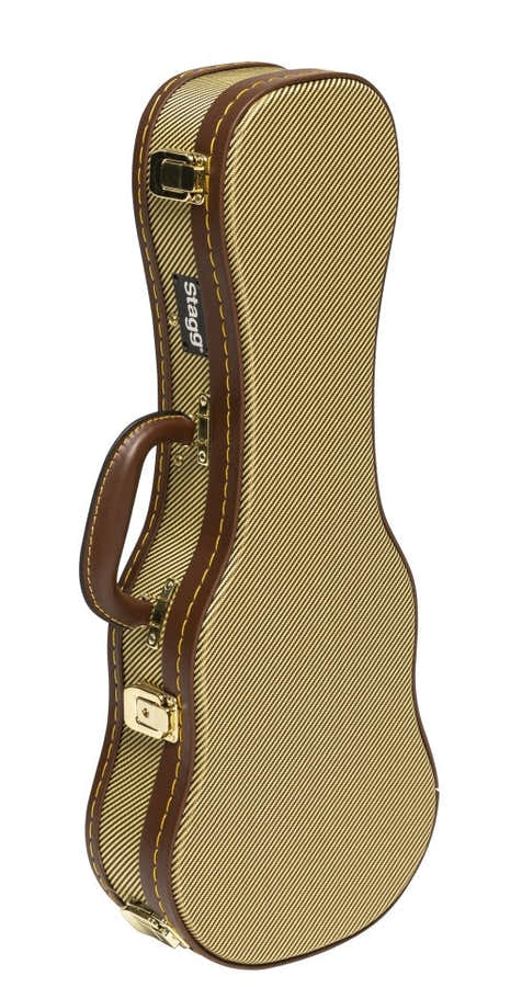 Etui Sopraan-Ukulele Tweed - GCX-UKS GD