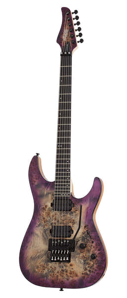 Schecter C-6 Pro Fr Aurora Burst