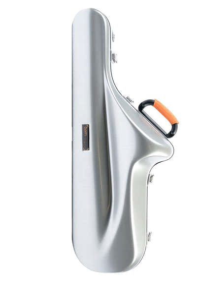 BAM Tenorsaxofoon-Koffer Cabine La Defense - Geborsteld Aluminium