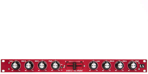 ORBIT.6 ISO/X-Fader Rackmount Mixer red