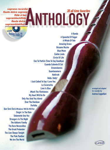 Carisch Cappellari Andrea - Hology Vol.1 + Cd 30 All Time Favorites - Flute A Bec Soprano