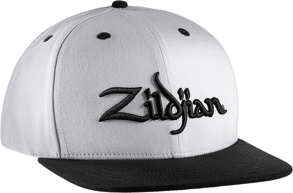White Snapback Cap 6 Panels