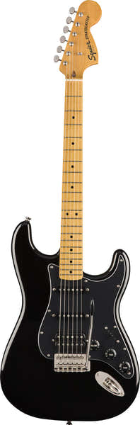 Squier Stratocaster 70S HSS Classic Vibe Mn Zwart