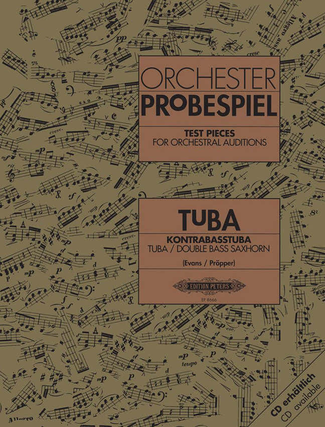 Test Pieces For Orchestral Auditions - Tuba