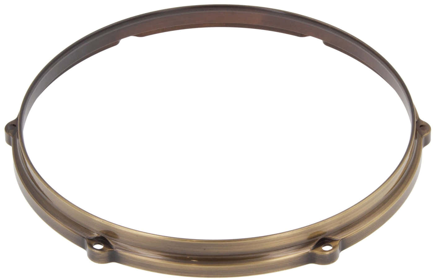 Hdc3-12-6Vbb 12" 6 Holes Black 3Mm Die Cast Drum Hoop Vintage Brushed Brass