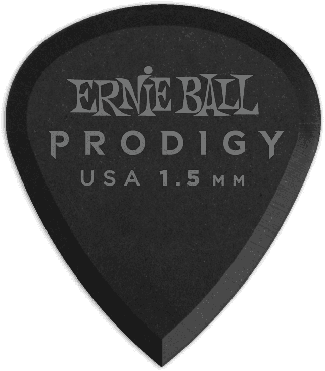 Prodigy Plectrums Zakje Van 6 Zwart Mini 1,5Mm