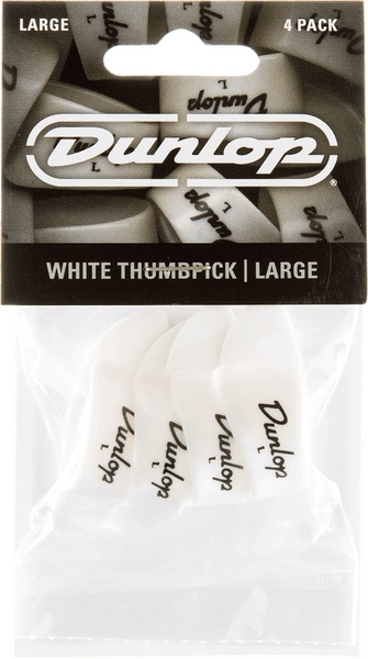 Dunlop 4 x Thumbpick White Large