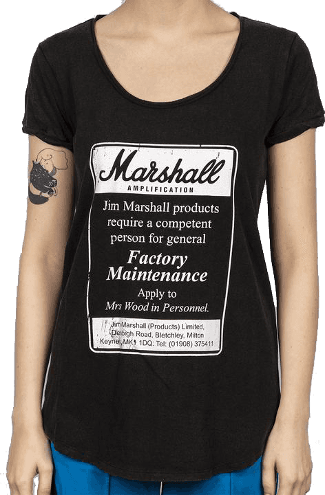 "M" Marshall Personnel Dames T-shirt