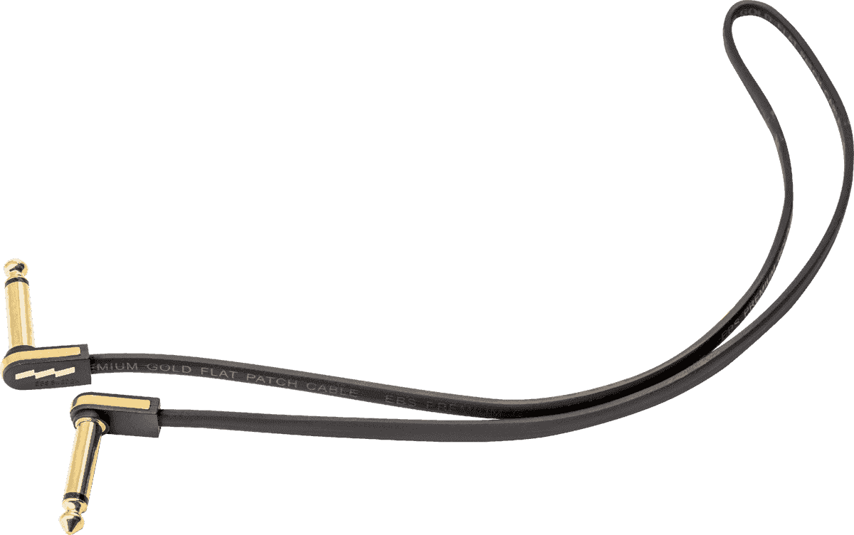 Gitaar-patchkabel 58cm Compact Goud
