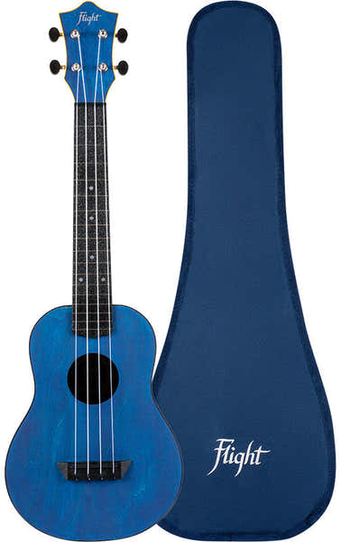 Flight TUC35 Travel Concert Ukulele - Dark Blue -