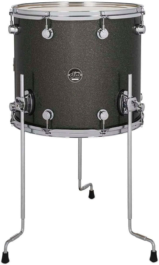 TOM 16x14 PERFORMANCE FINISH PLY / SATIN OIL PEWTER SPARKLE