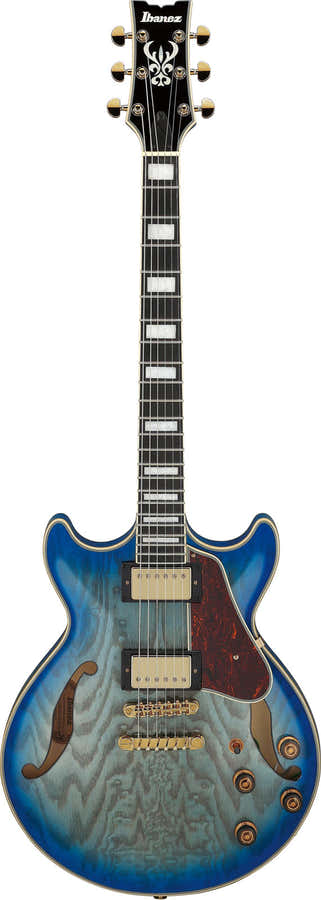 AM93QAJBB Jet Blue Burst Artcore Expressionist