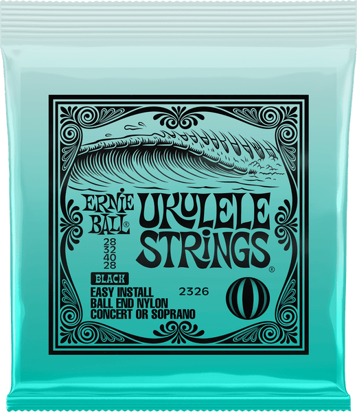 Ernie Ball 2326 BLACK NYLON WITH BALL !28-32-40-28